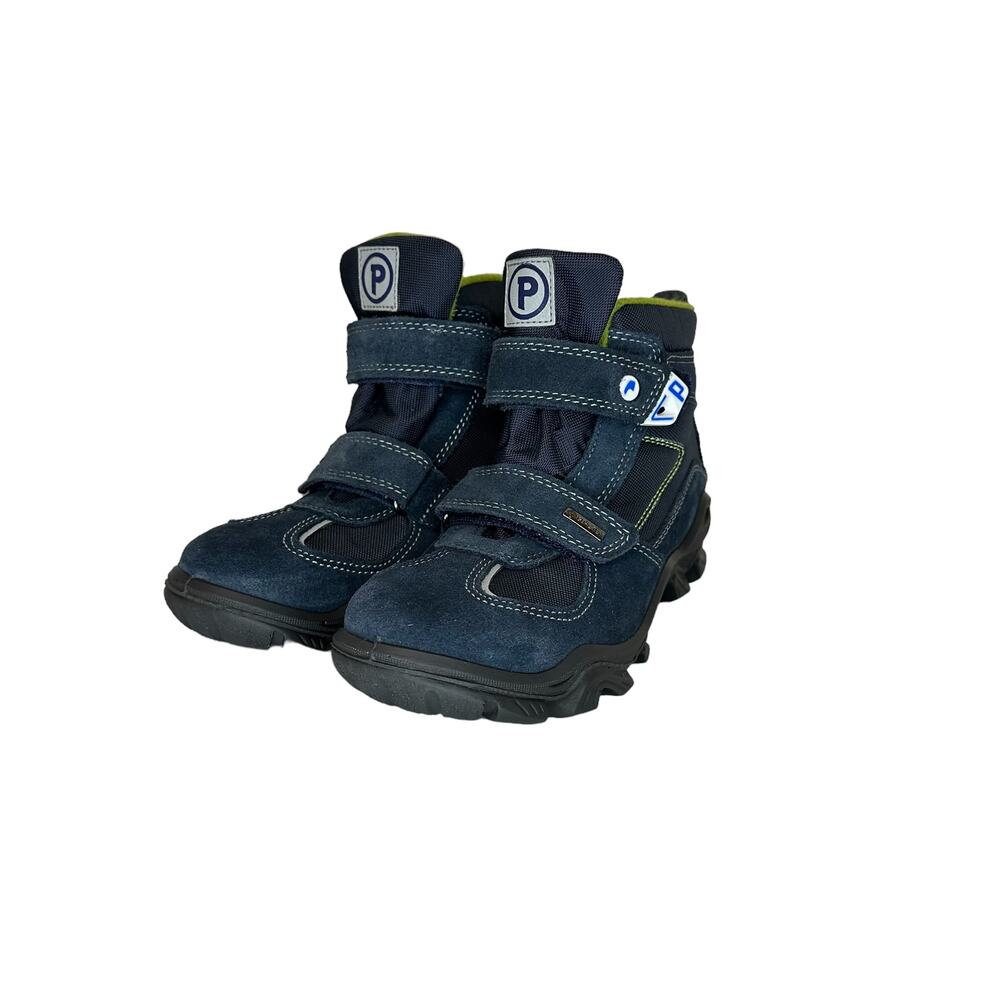 Primigi Boys Blue Winter Snow Boots Waterproof Hiking Size 3.5 NEW